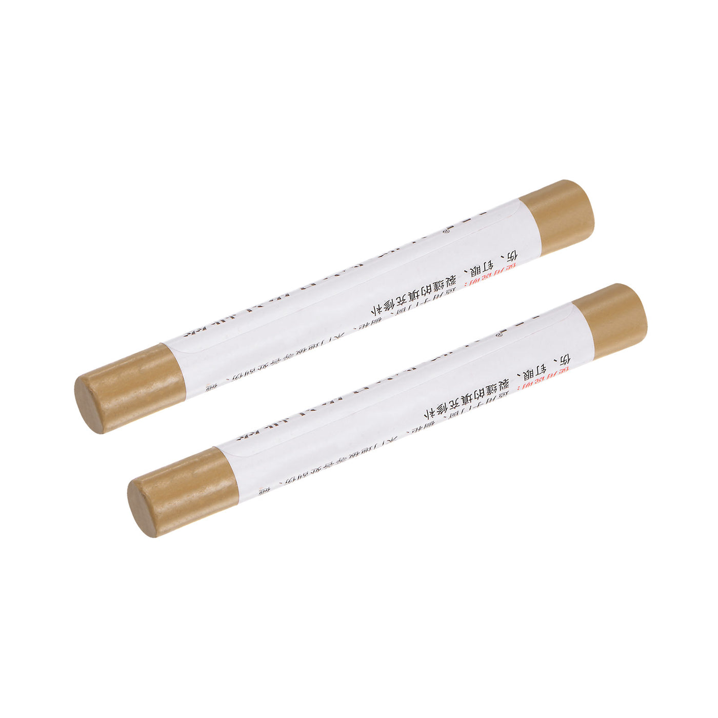 uxcell Uxcell Wood Wax Filler Stick Furniture Repairing Crayon Touch Up Pen 2Pcs, French Beige