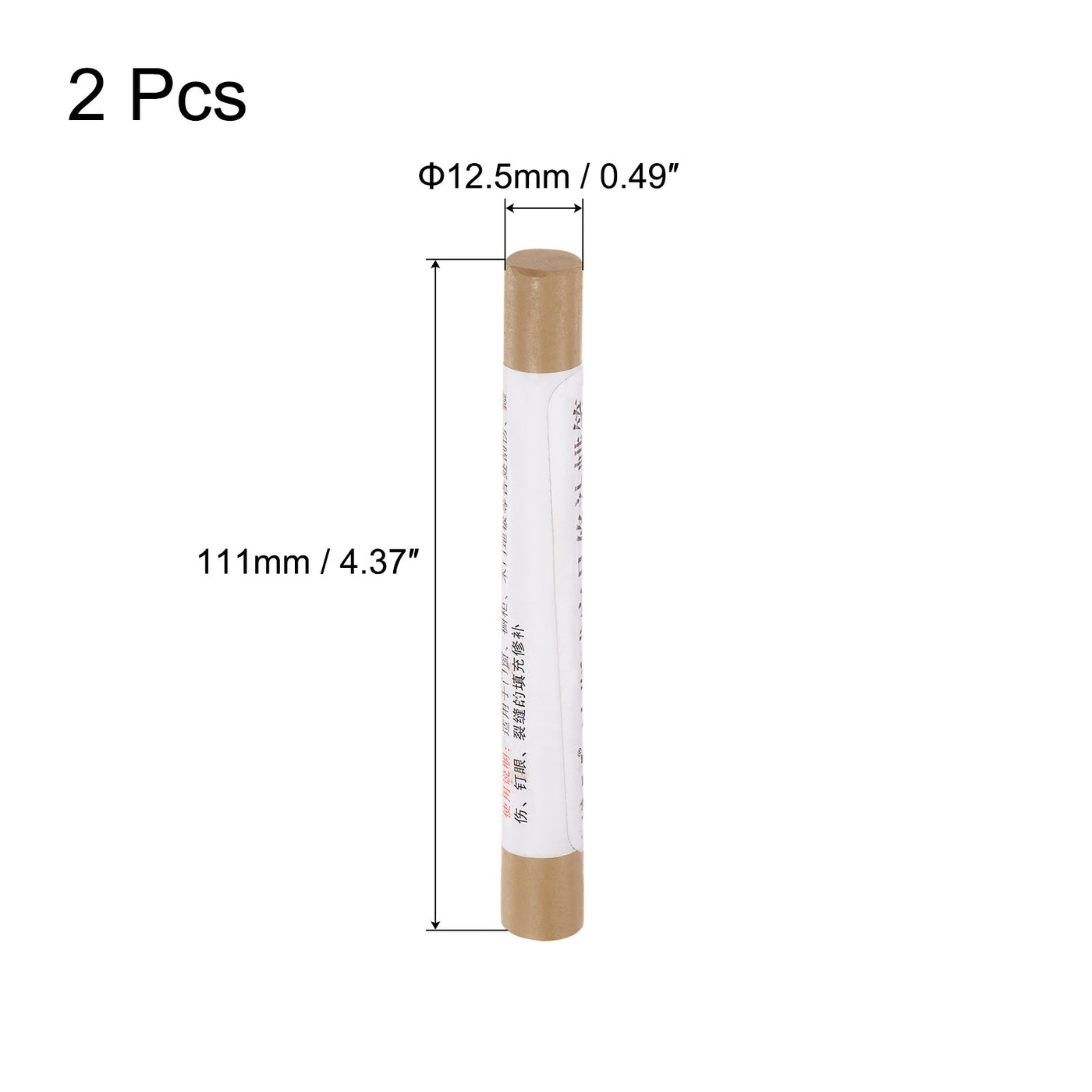 uxcell Uxcell Wood Wax Filler Stick Furniture Repairing Touch Up Crayon 2Pcs Warm French Beige