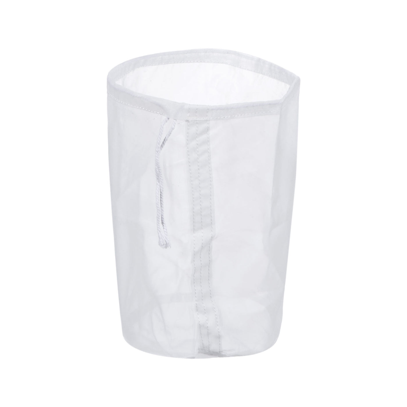 uxcell Uxcell 160 Mesh Paint Filter Bag 5.9" Dia Nylon Strainer with Drawstring for Filtering