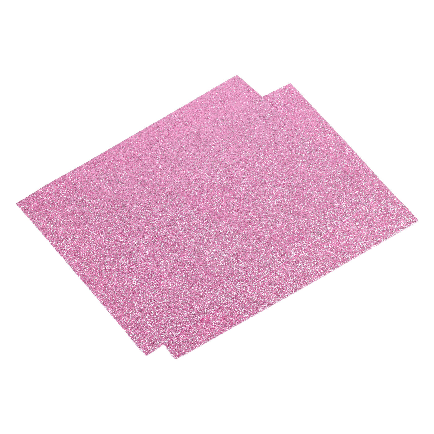 Harfington Glitter EVA Foam Sheets Light Purple 10.8x8.4 Inch 1.5mm for Art Craft Pack of 2