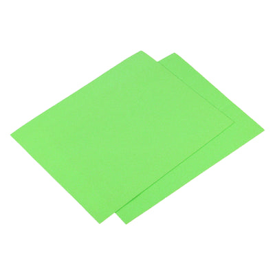 Harfington Glitter EVA Foam Sheets Green 10.8x8.4 Inch 1.5mm for Arts and Crafts Pack of 2