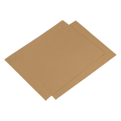 Harfington EVA Foam Sheets Light Brown 10.8x8.4 Inch 1.5mm Thickness for Crafts Pack of 2