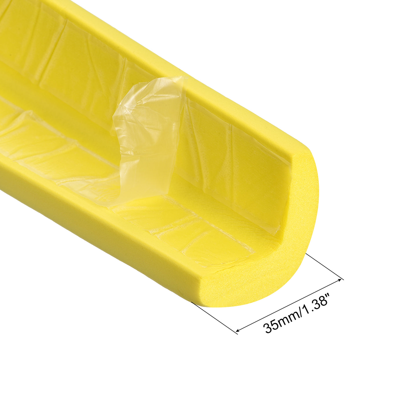 uxcell Uxcell Corner Guards Edge Protectors 6.56ft(2M), 4Pack Foam Safety Bumper Yellow
