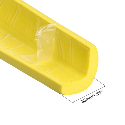 Harfington Uxcell Corner Guards Edge Protectors 6.56ft(2M), 4Pack Foam Safety Bumper Yellow