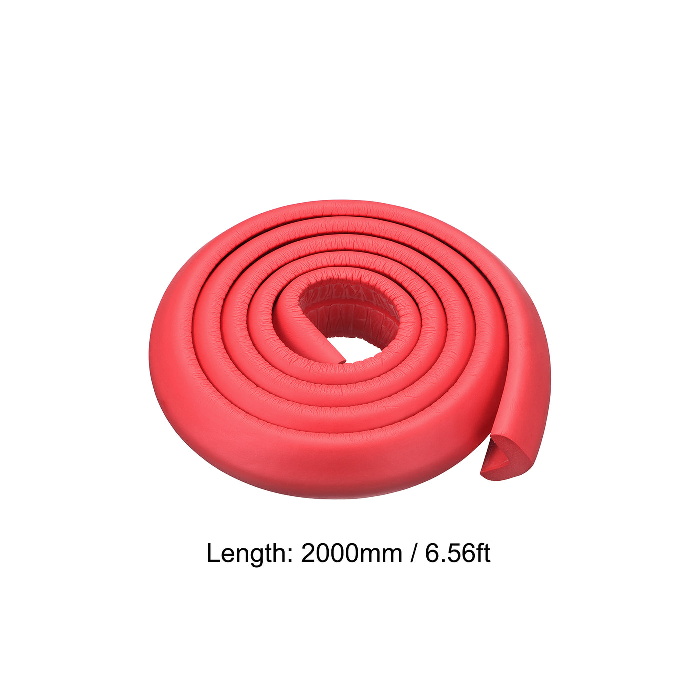 uxcell Uxcell Corner Guards Edge Protectors 6.56ft(2M),Foam Safety Bumper Red
