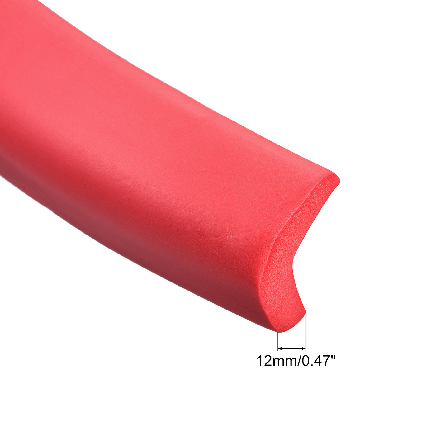 uxcell Uxcell Corner Guards Edge Protectors 6.56ft(2M),Foam Safety Bumper Red