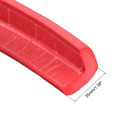 Harfington Uxcell Corner Guards Edge Protectors 6.56ft(2M), 4Pack Foam Safety Bumper Red