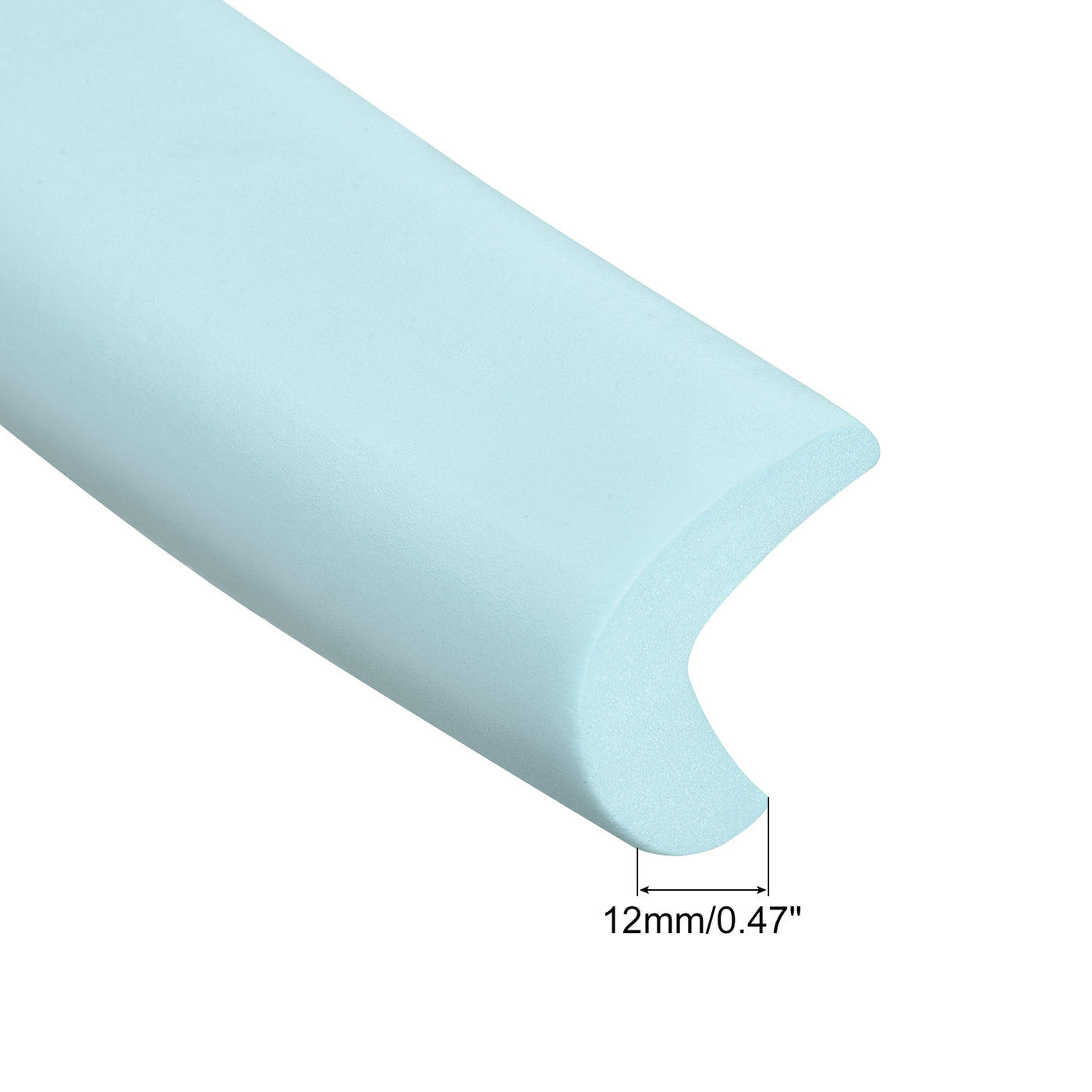 uxcell Uxcell Corner Guards Edge Protectors 6.56ft(2M), Foam Safety Bumper Light Blue