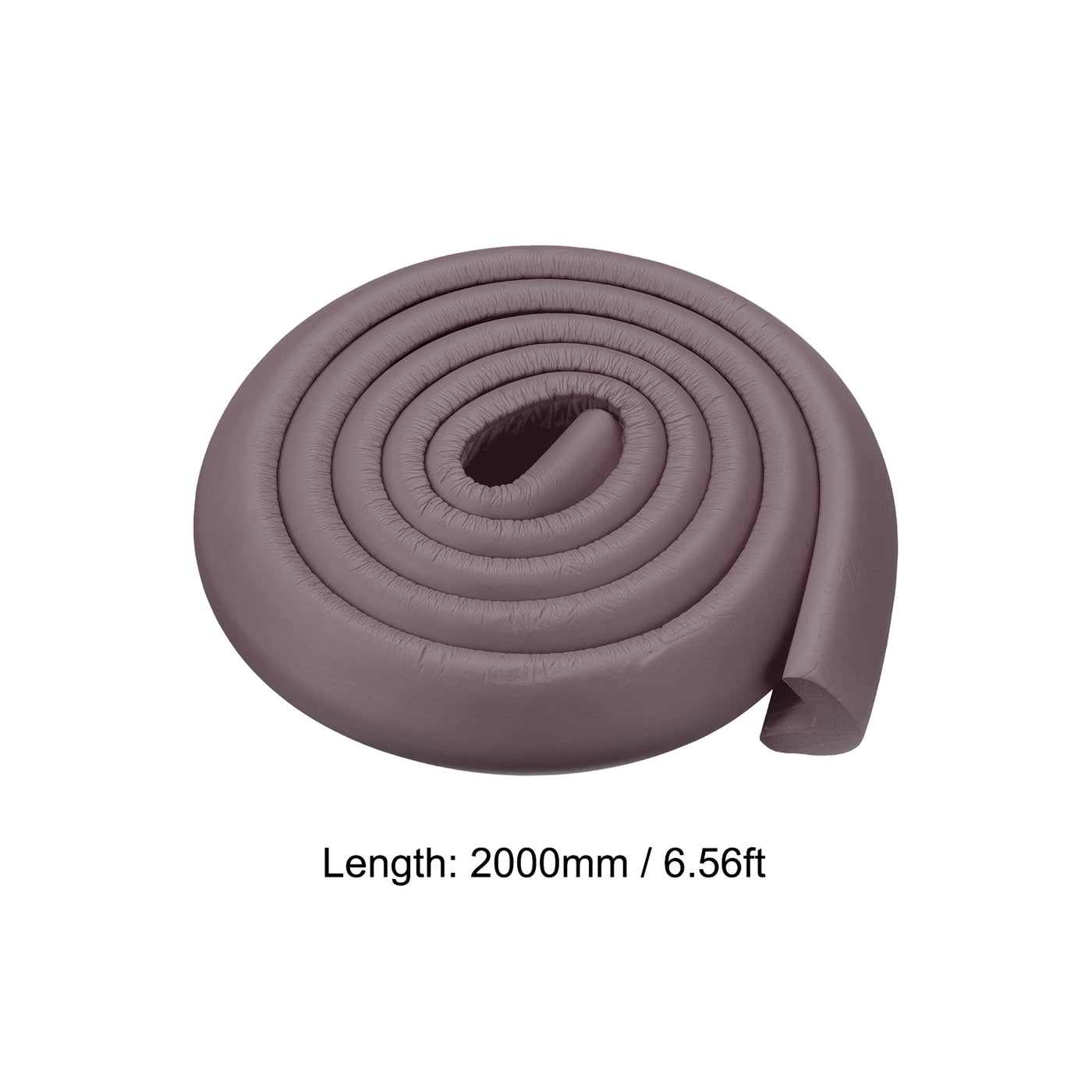 uxcell Uxcell Corner Guards Edge Protectors 6.56ft(2M), Foam Safety Bumper Brown
