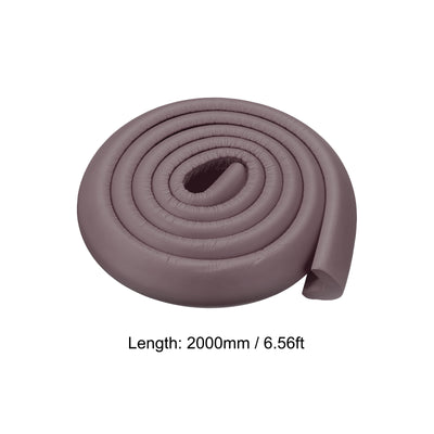 Harfington Uxcell Corner Guards Edge Protectors 6.56ft(2M), 4Pack Foam Safety Bumper Brown