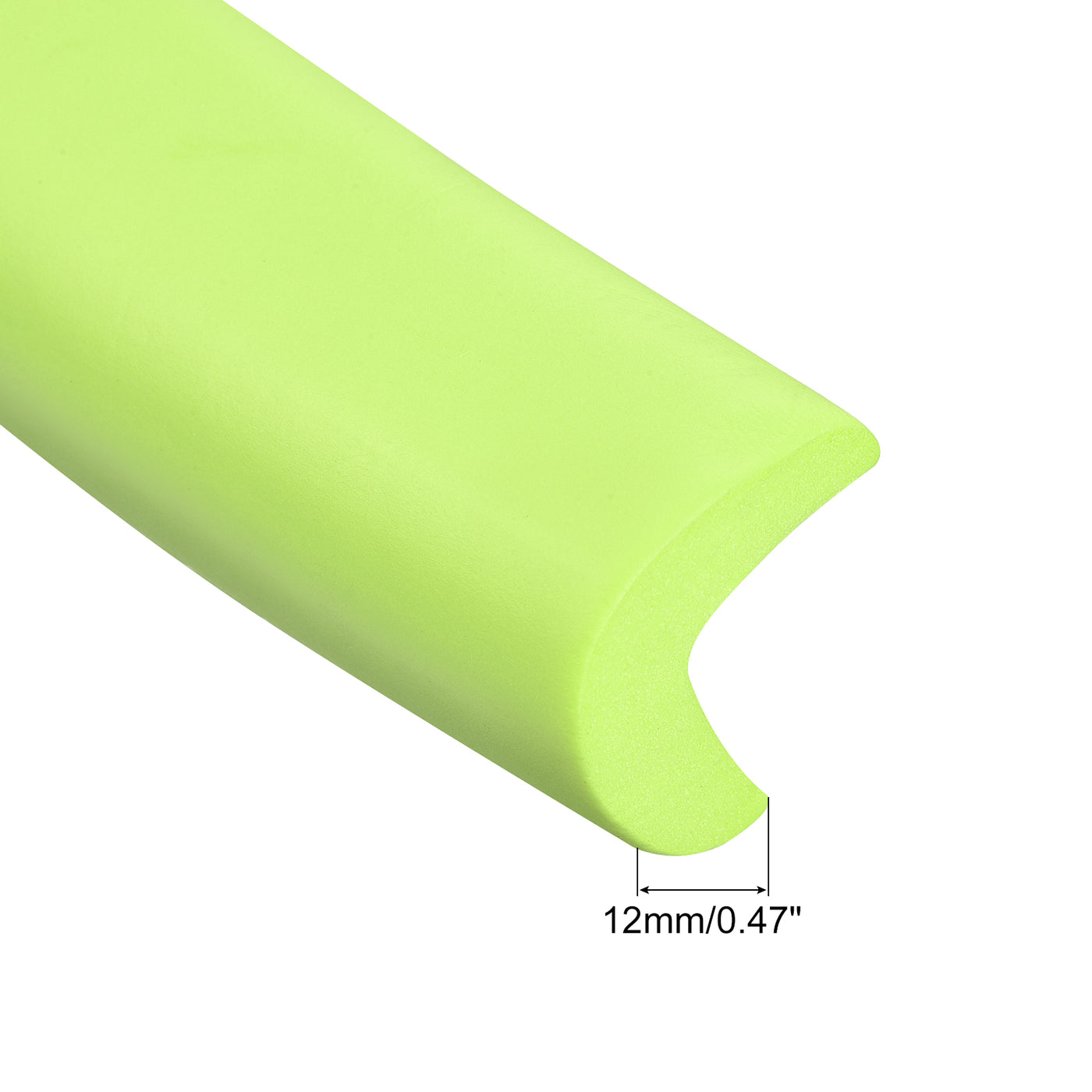 uxcell Uxcell Corner Guards Edge Protectors 16.4ft(5M), Pack Foam Safety Bumper Grass Green