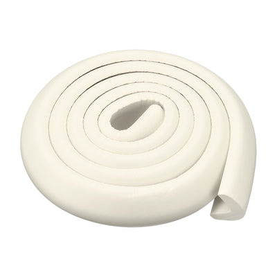 Harfington Uxcell Corner Guards Edge Protectors 16.4ft(5M), Pack Foam Safety Bumper White