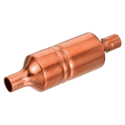 Harfington Liquid Line Copper Filter, ID Dirt Filters for Air Conditioner Heat Pump Water Heater Refrigerator HVAC Refrigeration System