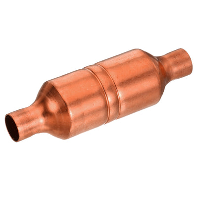 Harfington Liquid Line Copper Filter, ID Dirt Filters for Air Conditioner Heat Pump Water Heater Refrigerator HVAC Refrigeration System