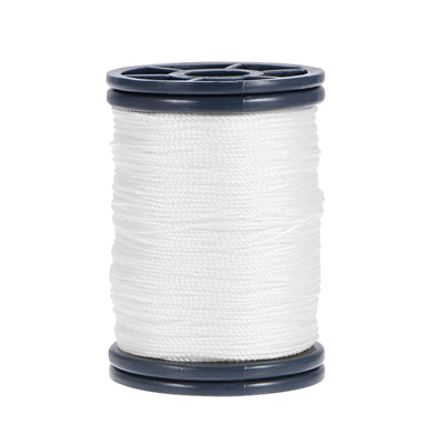 Harfington Uxcell 0.6mm Polyester Sewing Thread 82 Yard Upholstery Lightly Wax String Light Violet