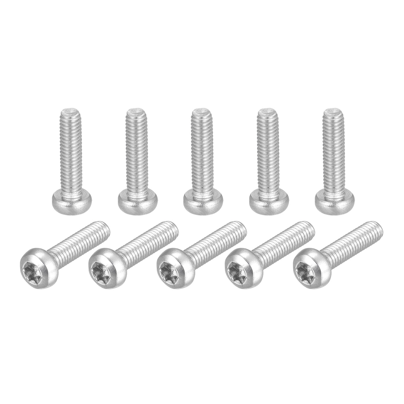 uxcell Uxcell M3x12mm Torx Security Machine Screws, 20pcs 316 Stainless Steel Pan Head Screw