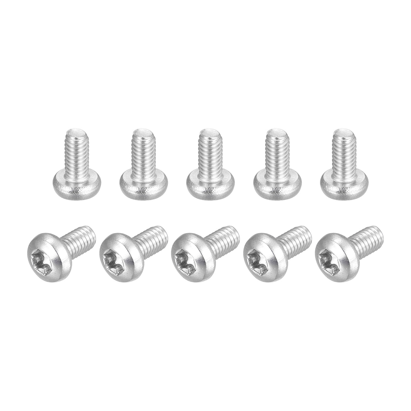 uxcell Uxcell M4x8mm Torx Security Machine Screws, 20pcs 316 Stainless Steel Pan Head Screw