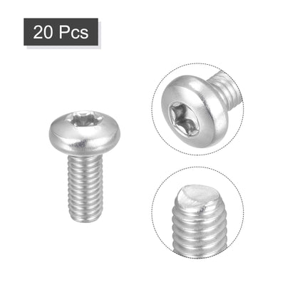Harfington Torx Security Machine Screw 316 Stainless Steel Pan Head Tamper Proof Screw Fasteners Bolts