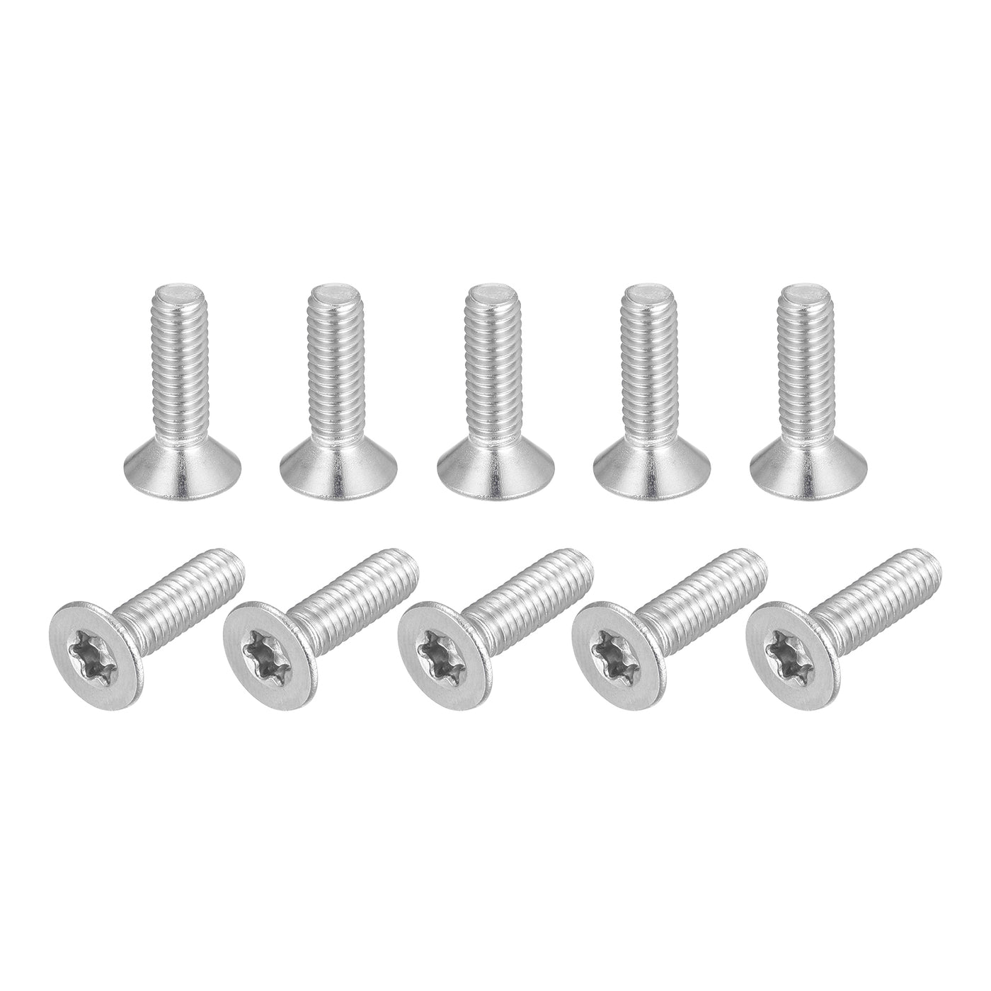 uxcell Uxcell M4x14mm Torx Security Screws, 10pcs 316 Stainless Steel Countersunk Head Screw