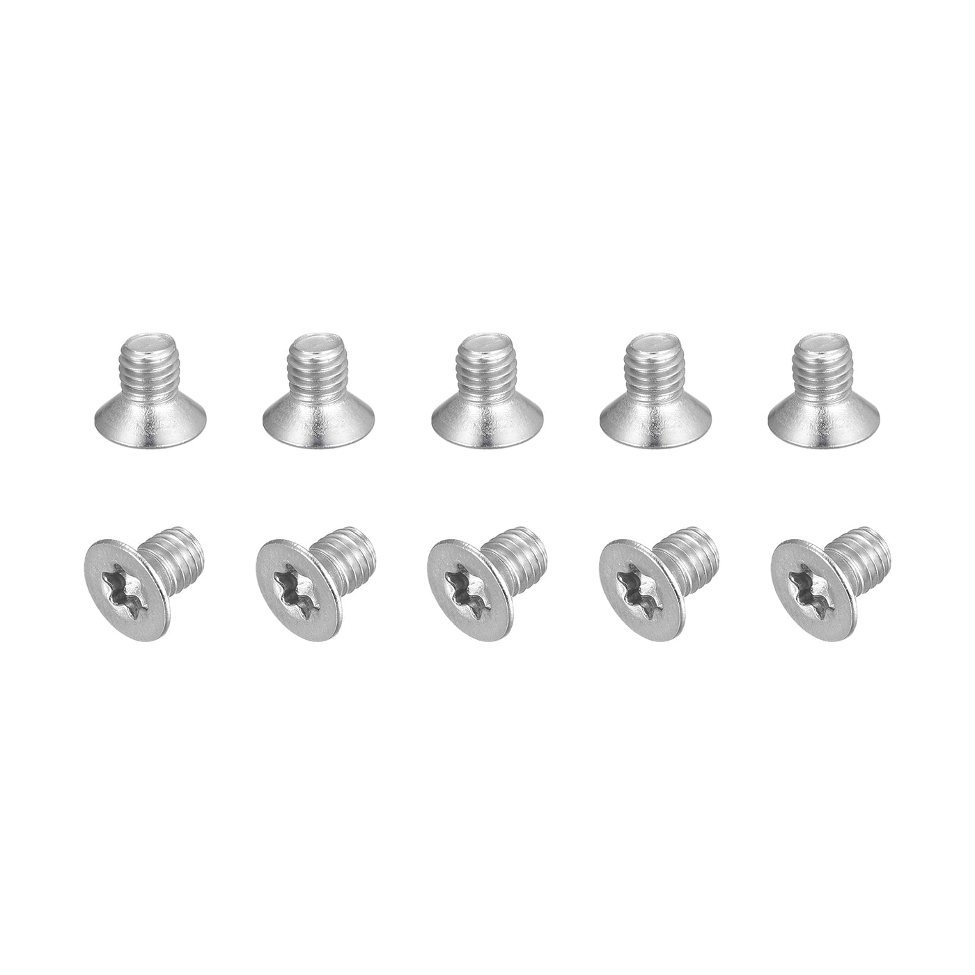 uxcell Uxcell M5x8mm Torx Security Screws, 10pcs 316 Stainless Steel Countersunk Head Screw