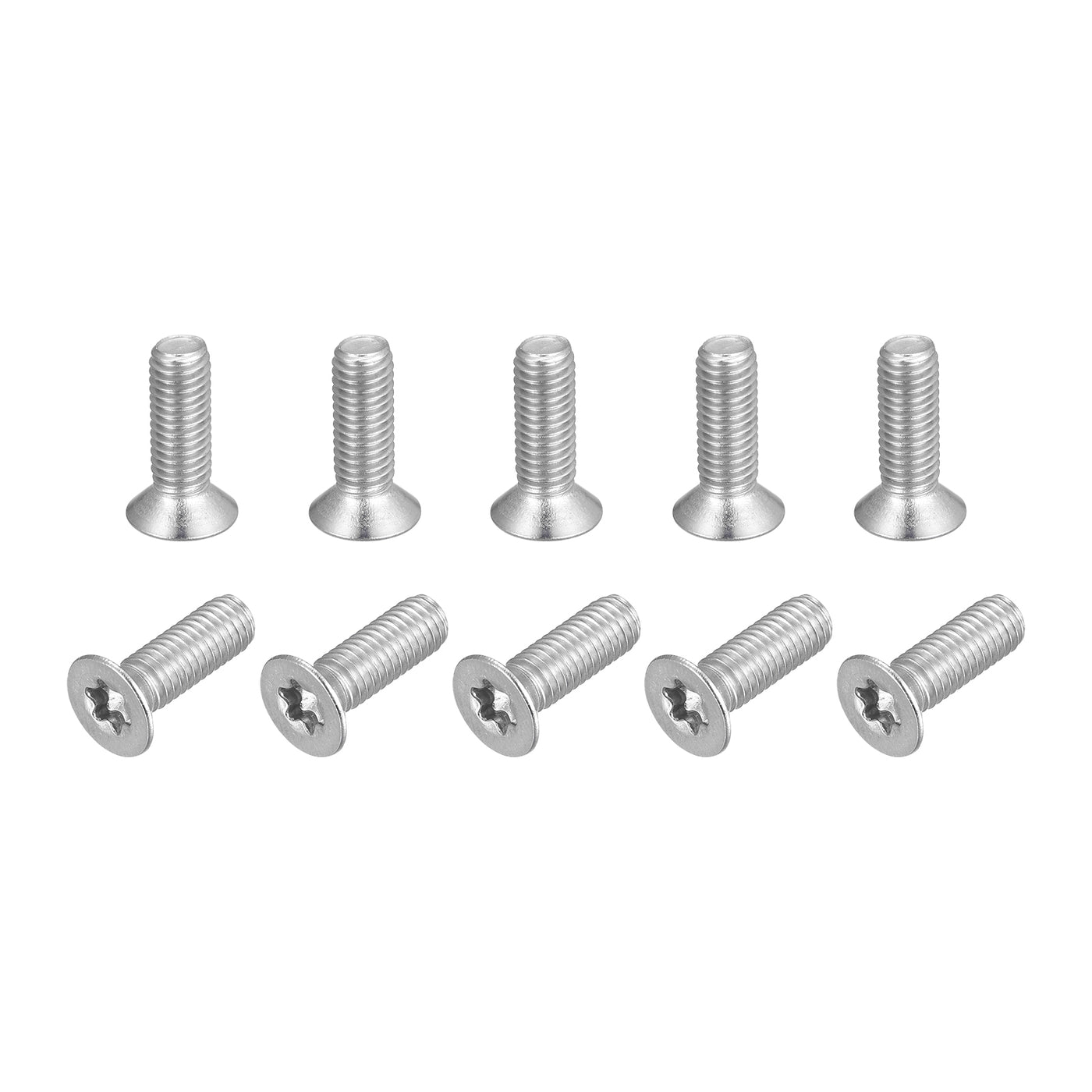 uxcell Uxcell M5x16mm Torx Security Screws, 10pcs 316 Stainless Steel Countersunk Head Screw