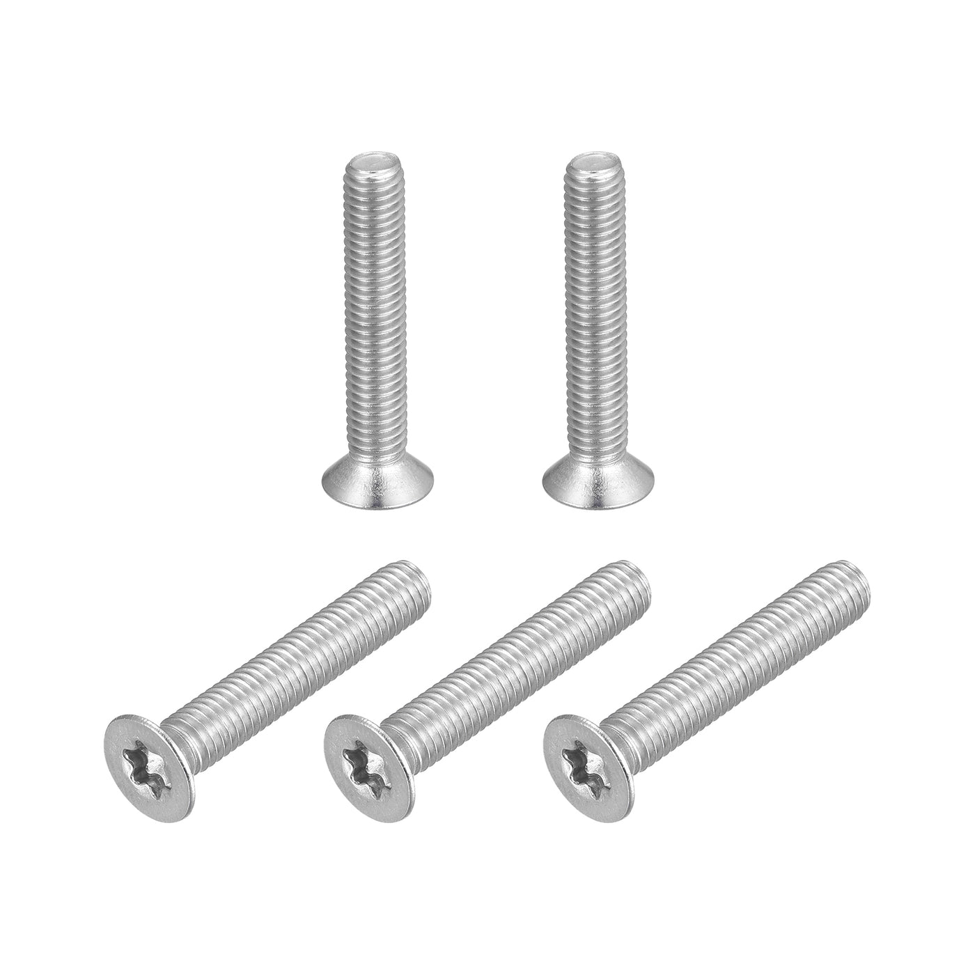 uxcell Uxcell M5x30mm Torx Security Screws, 5pcs 316 Stainless Steel Countersunk Head Screw