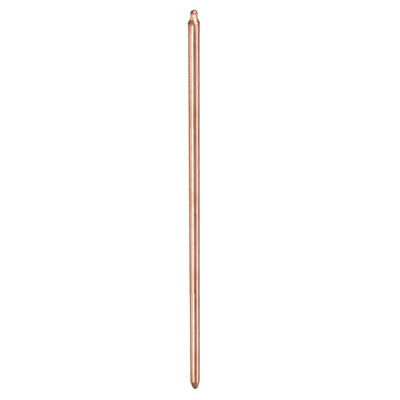 Harfington Round Copper Pipe Heatsink Tube 6mm Dia 220mm Long with Thermal Fluid Inside