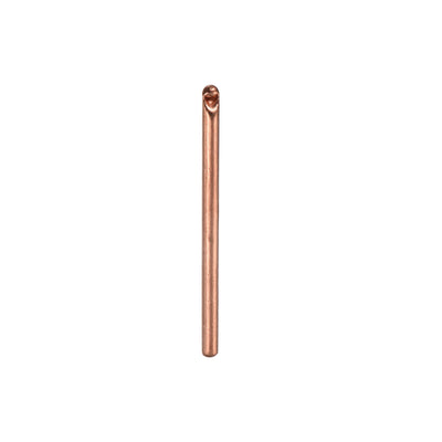 Harfington Round Copper Pipe Heatsink Tube 3mm Dia 60mm Long with Thermal Fluid Inside
