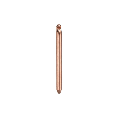 Harfington Round Copper Pipe Heatsink Tube 4mm Dia 50mm Long with Thermal Fluid Inside