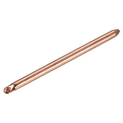 Harfington Round Copper Pipe Heatsink Tube 4mm Dia 90mm Long with Thermal Fluid Inside