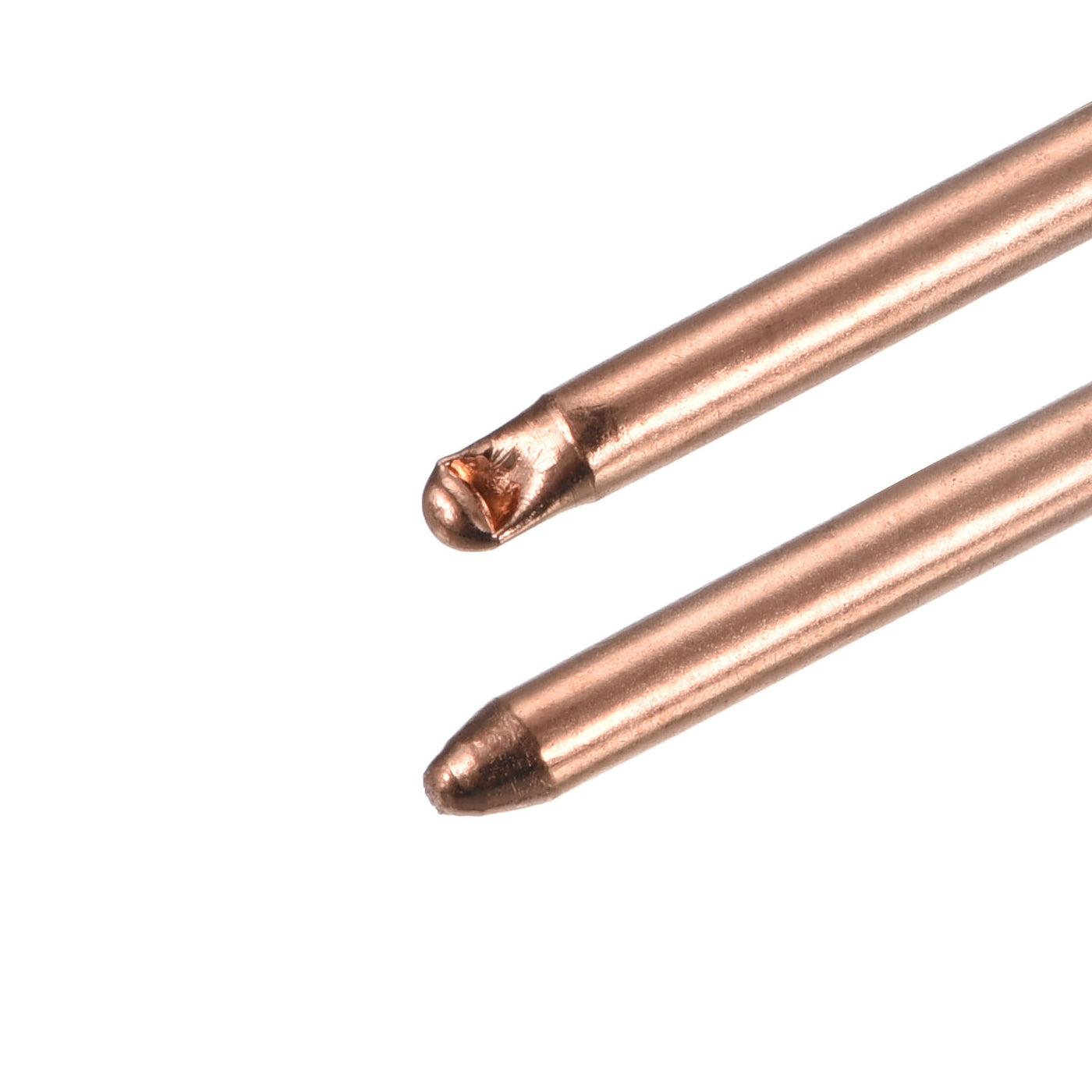 Harfington Round Copper Pipe Heatsink Tube 4mm Dia 100mm Long with Thermal Fluid Inside