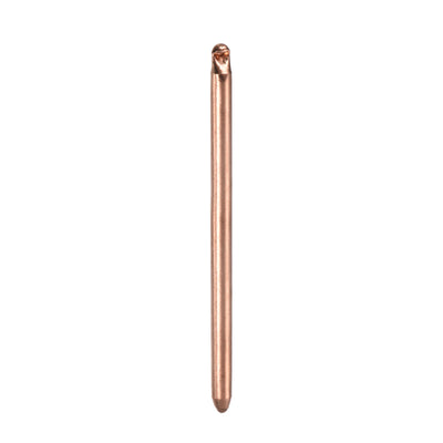 Harfington Round Copper Pipe Heatsink Tube 4mm Dia 100mm Long with Thermal Fluid Inside