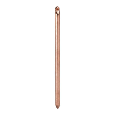 Harfington Round Copper Pipe Heatsink Tube 4mm Dia 120mm Long with Thermal Fluid Inside