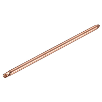 Harfington Round Copper Pipe Heatsink Tube 4mm Dia 120mm Long with Thermal Fluid Inside