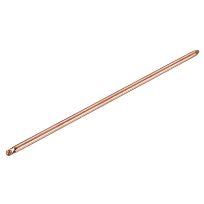 Harfington Round Copper Pipe Heatsink Tube 4mm Dia 200mm Long with Thermal Fluid Inside