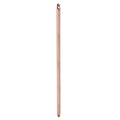 Harfington Round Copper Pipe Heatsink Tube 5mm Dia 90mm Long with Thermal Fluid Inside