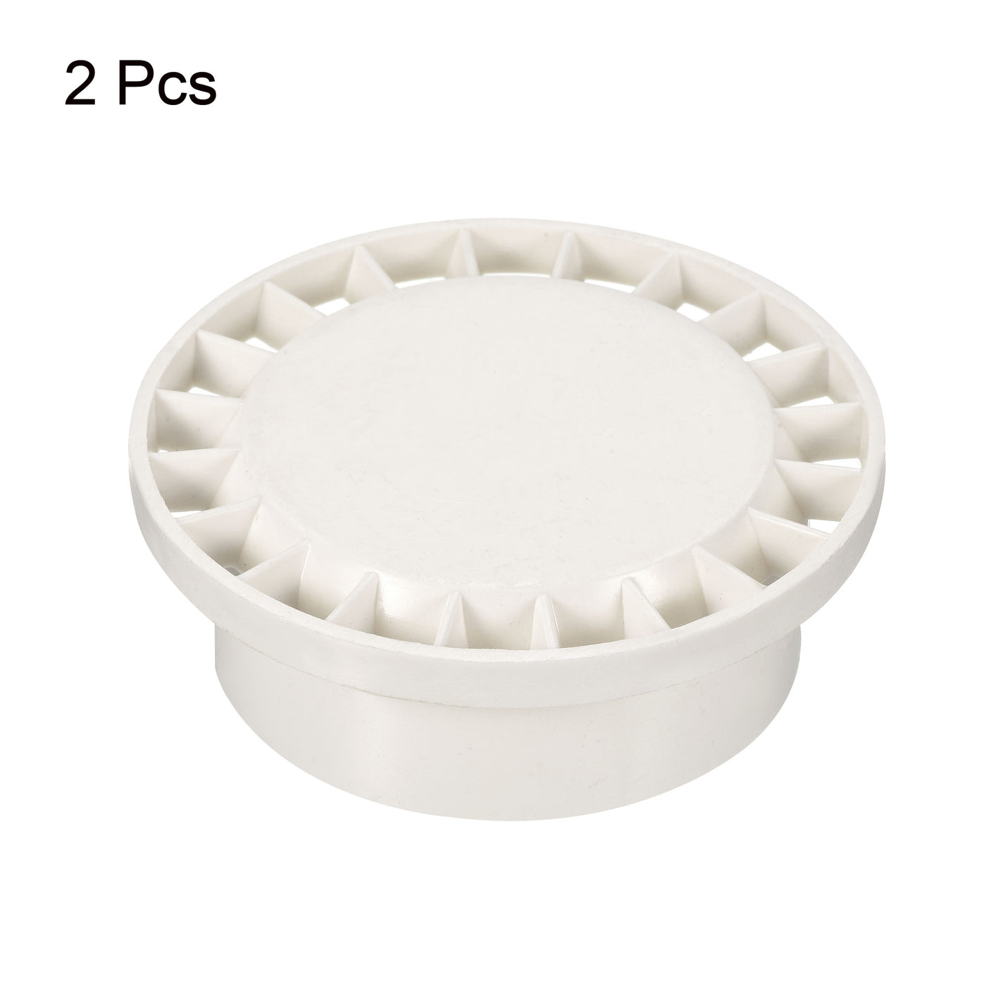 Harfington Duct Pipe Fitting Connector PVC Floor Drain Cover Round Strainer for Kitchen Bathroom