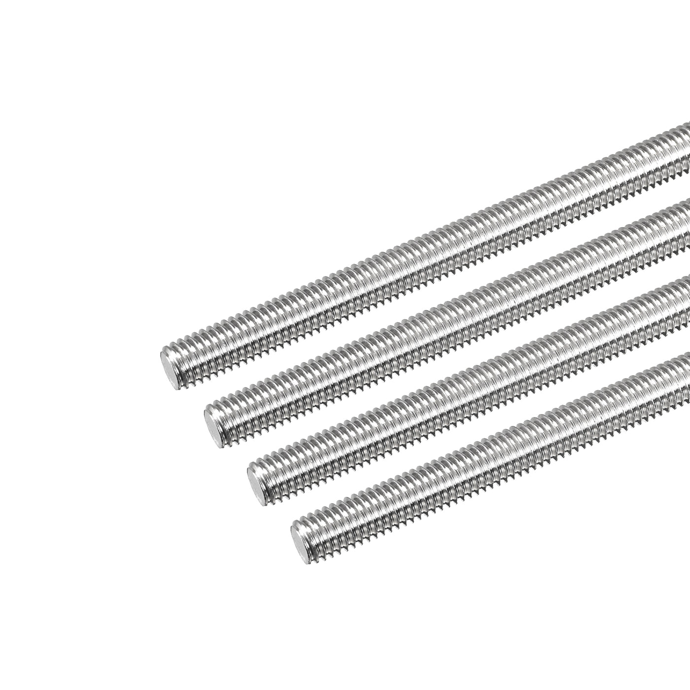 Harfington Fully Threaded Rod M8 x 190mm 1.25mm Pitch 304 Stainless Steel Right Hand 8Pcs