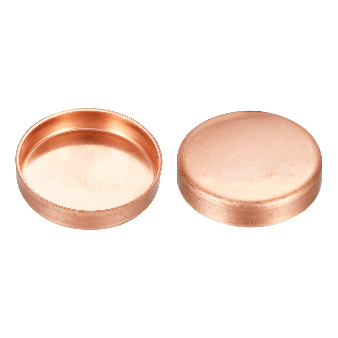 Harfington Copper End Cap Pipe Fitting Sweat Plug Connection 67mm ID for HVAC, Air Conditioning Refrigeration System