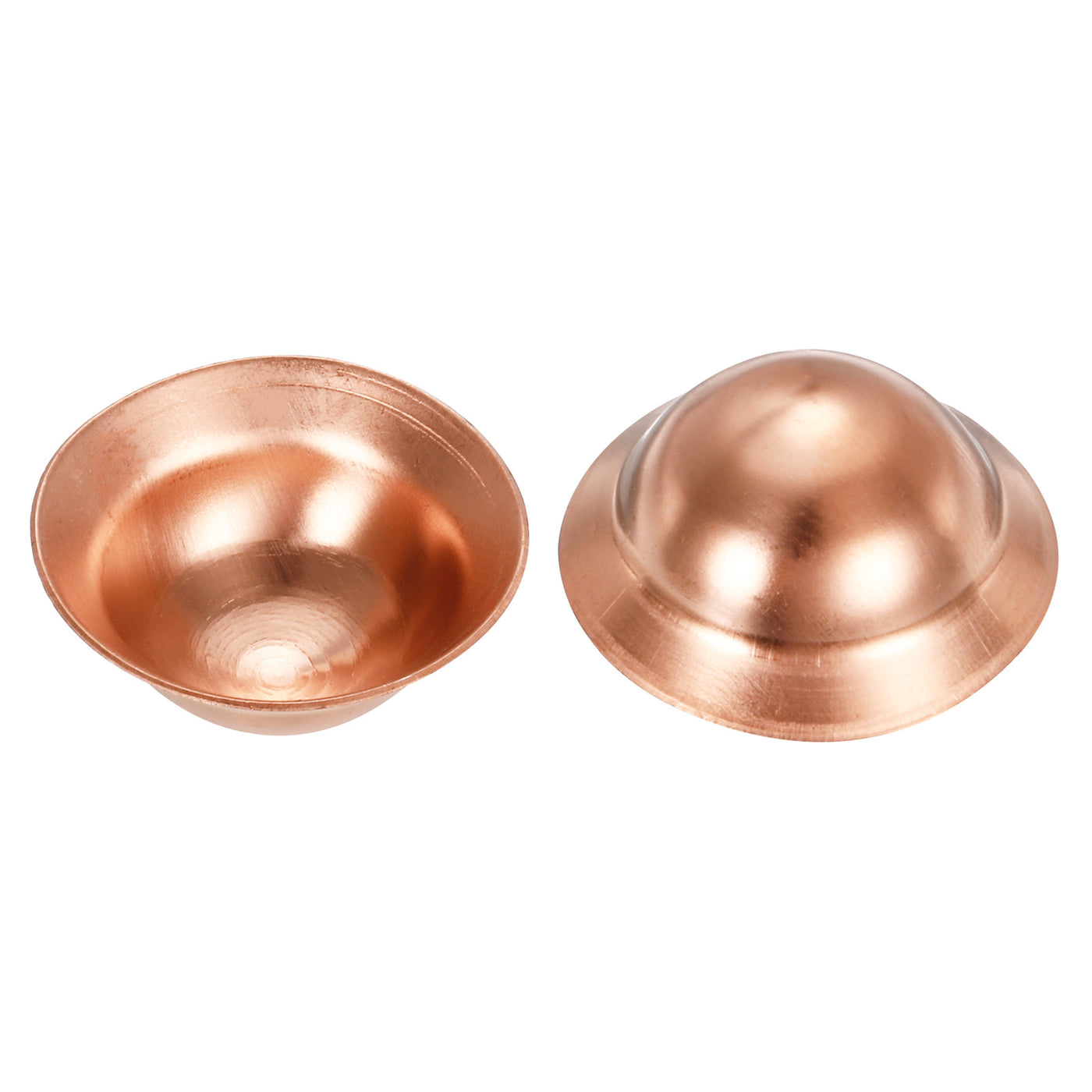 Harfington Copper End Cap Pipe Fitting Plug Connection Gasket Fit for 3/4" Flare Nuts, for HVAC, Air Conditioning Refrigeration System, Pack of 20
