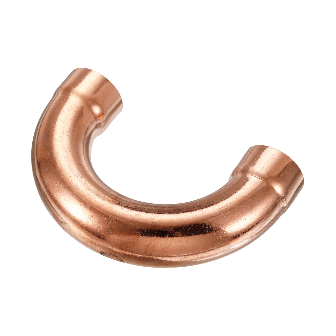Harfington U Shape Elbow 180 Degree Copper Pipe Fitting Sweat Welding Solder Connection 32mm ID for HVAC, Air Conditioning Refrigeration System