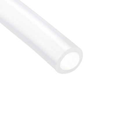 Harfington Uxcell Silicone Tubing 10mm ID,14mm OD 4Pcs 0.33 Ft for Pump Transfer, Transparent
