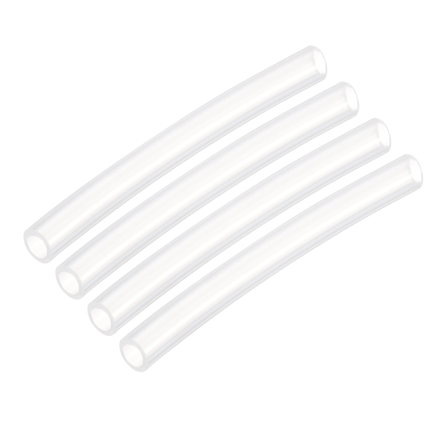 uxcell Uxcell Silicone Tubing 10mm ID,14mm OD 4Pcs 0.33 Ft for Pump Transfer, Transparent