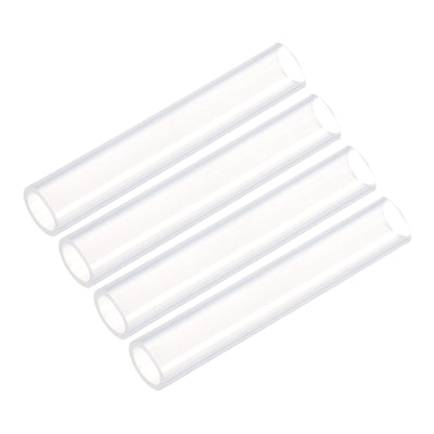 Harfington Uxcell Silicone Tubing 12mm ID,16mm OD 4Pcs 0.33 Ft for Pump Transfer, Transparent