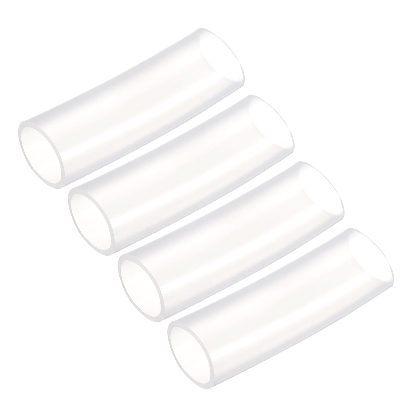 uxcell Uxcell Silicone Tubing 32mm ID,38mm OD 4Pcs 0.33 Ft for Pump Transfer, Transparent
