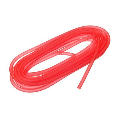 Harfington Uxcell Silicone Tubing 5/32" ID, 15/64" OD 1Pcs 13.12 Ft for Pump Transfer, Red