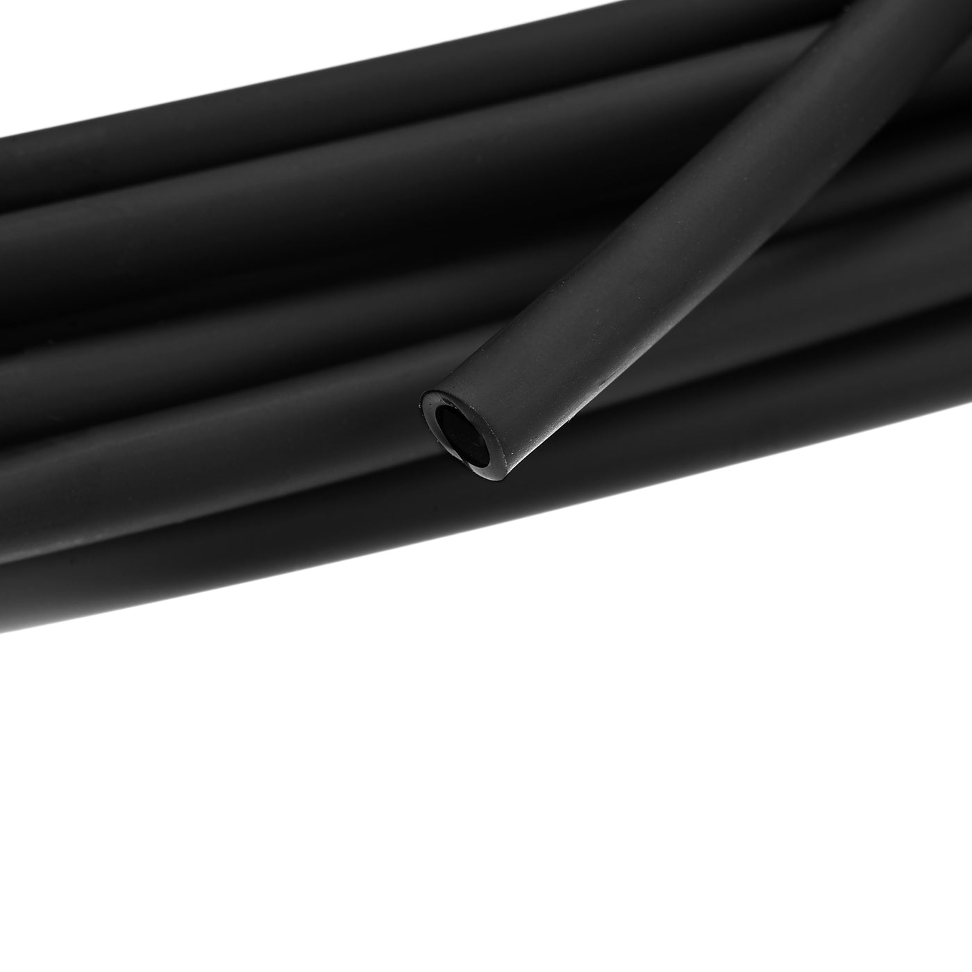 uxcell Uxcell Silicone Tubing 5/32" ID, 15/64" OD 1Pcs 13.12 Ft for Pump Transfer, Black