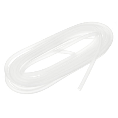 Harfington Uxcell Silicone Tubing 5/32" ID, 15/64" OD 1Pcs 13.12 Ft for Pump Transfer, White