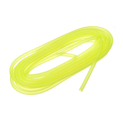 Harfington Uxcell Silicone Tubing 5/32" ID, 15/64" OD 1Pcs 13.12 Ft for Pump Transfer, Yellow