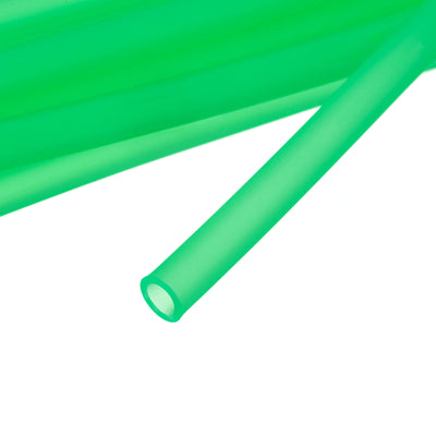 Harfington Uxcell Silicone Tubing 5/32" ID, 15/64" OD 4Pcs 13.12 Ft for Pump Transfer, Grass Green